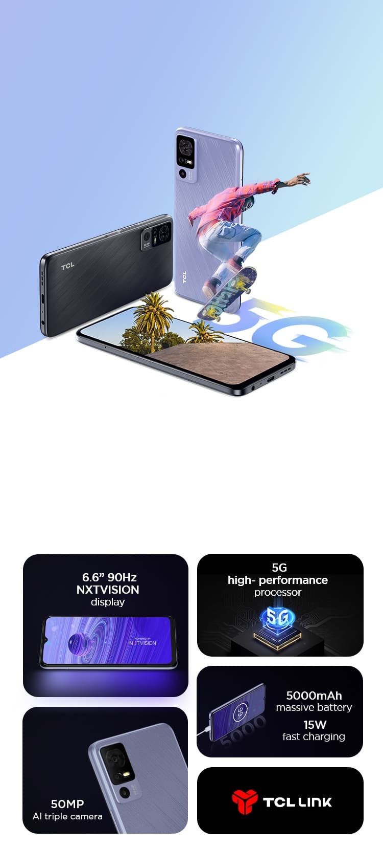 Smartphones-TCL 40 R 5G - Phones | TCL Global TCL 40 R 5G | TCL ...