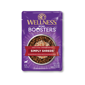 Wellness Bowl Boosters Simply Shreds Shredded Boneless Chicken, Beef ...