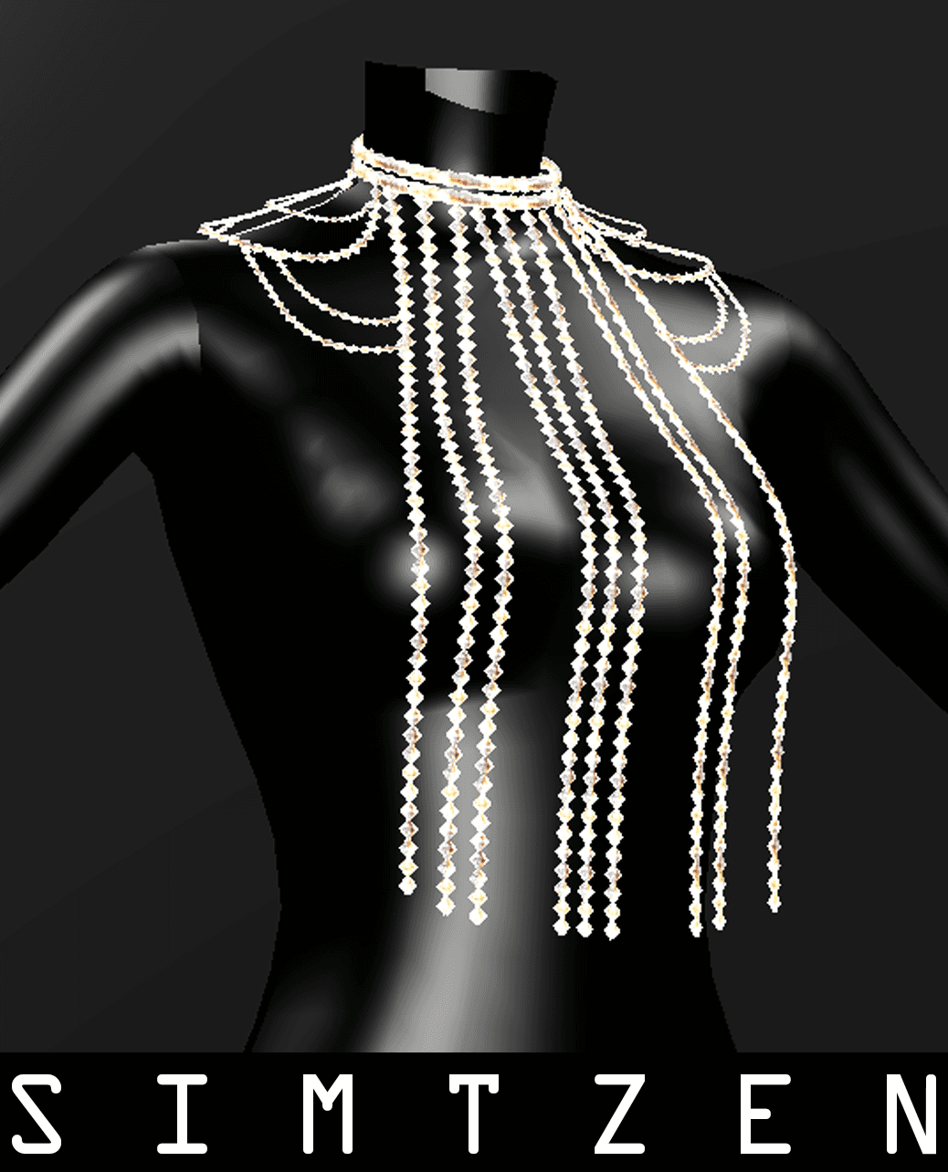 Rhinestones Body Chain