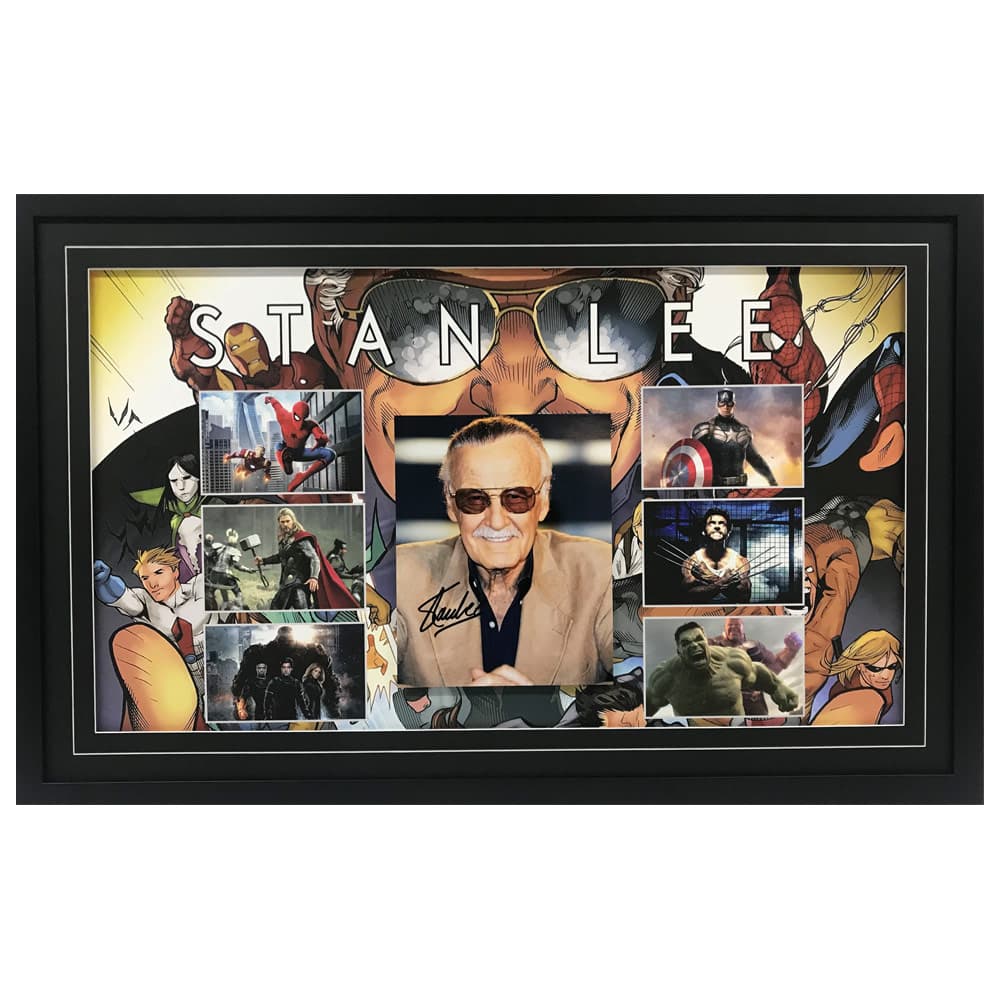 Stan Lee Signed and Framed Photograph Display | Taylormade Memorabilia ...