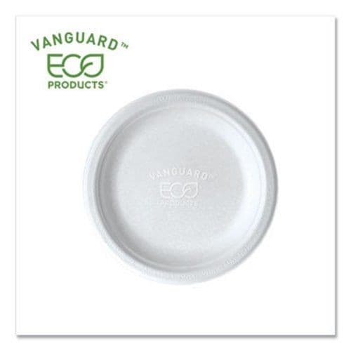 Eco-Products Vanguard Renewable and Compostable Sugarcane Plates 6 ...