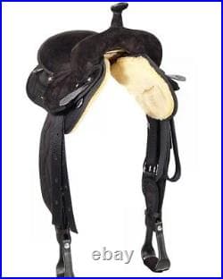 Big Horn Synthetic Cordura Trail Saddle Black or Brown 13, 14, 15, 16 ...