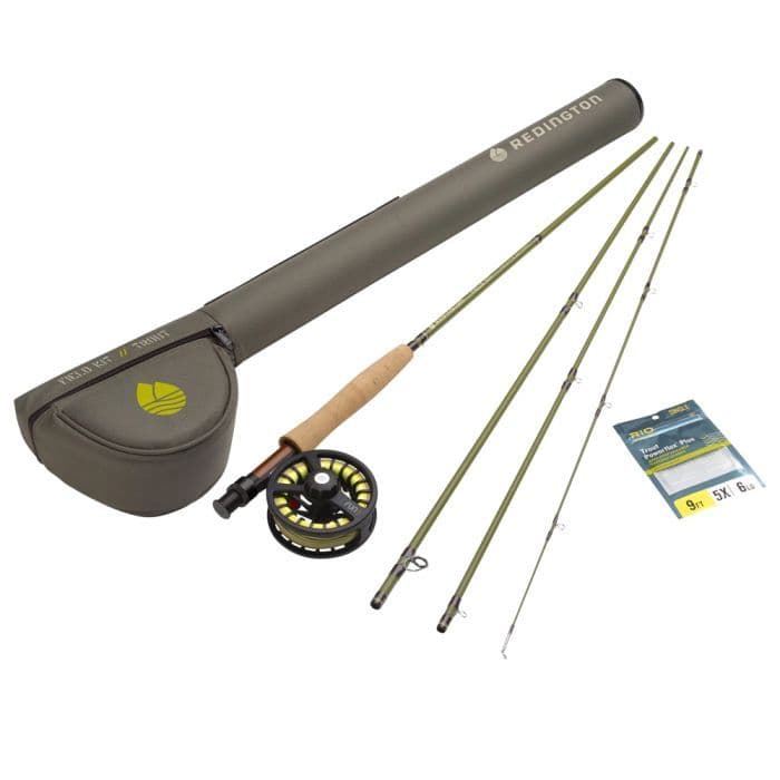 Redington Field Kit Trout Combo, Fly Fishing, Beginners Outfit
