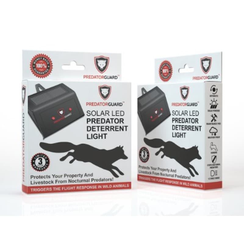PREDATORGUARD Solar Powered Predator Deterrent Light Scares Nocturnal ...