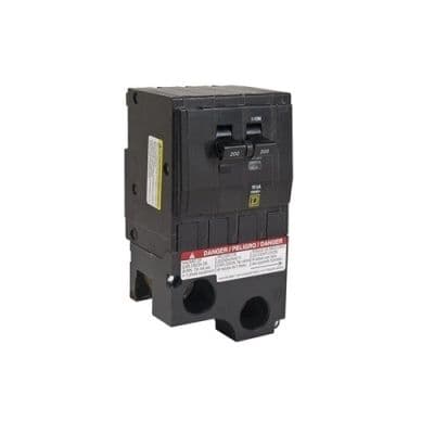 Square D QO2200 2-Pole 200 Amp Molded Case Circuit Breaker
