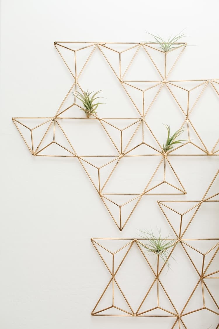 15 Ideas of Abstract Geometric Metal Wall Art