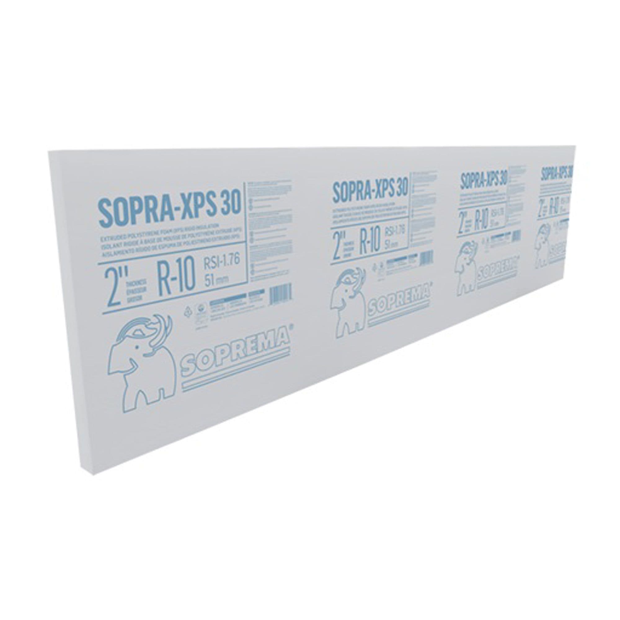 Sopra-XPS 30 Rigid Insulation Panel - Extruded Polystyrene from SOPREMA ...