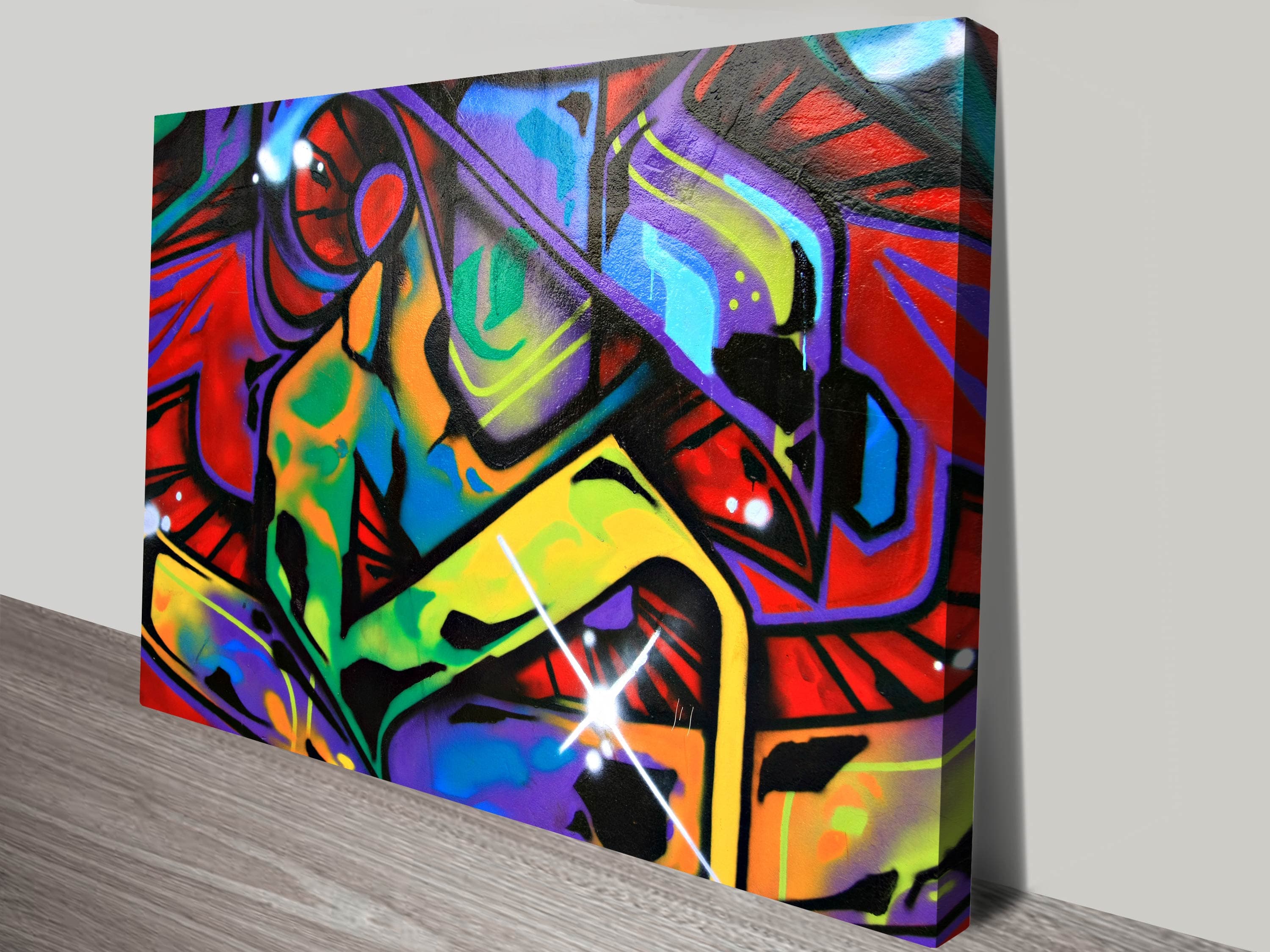 Abstract Graffiti Canvas