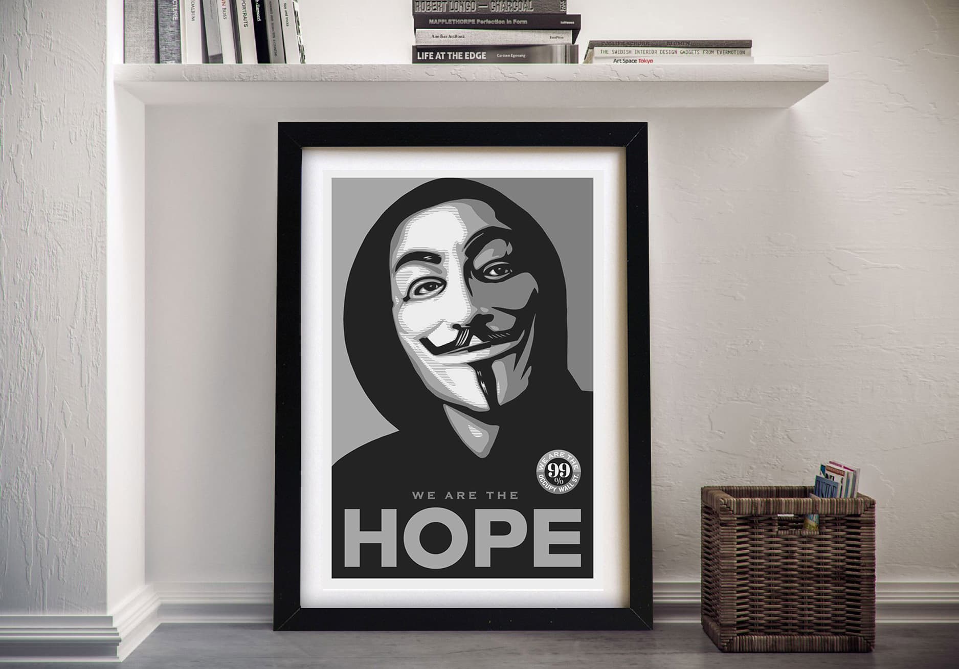 Hope By Shepard Fairey Canvas Art | Street Art Crawley Perth Australia