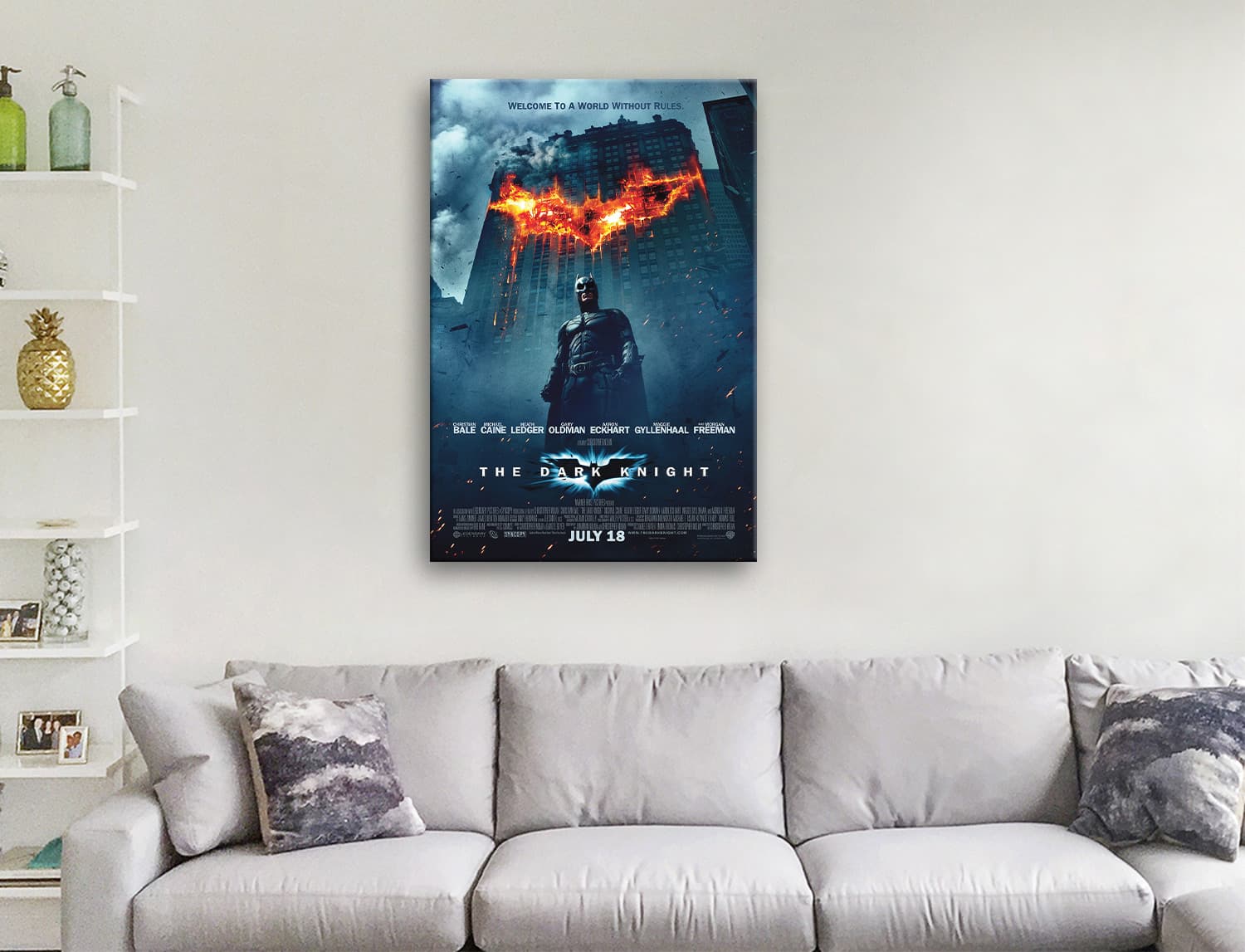 The Dark Knight Framed Movie Poster Print | Canvas Prints AU