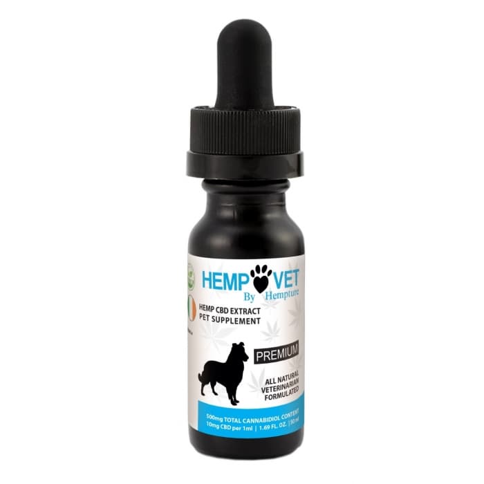 Hempture HEMP Vet 500mg CBD Oil (Cannabidiol) for Pets 50ml