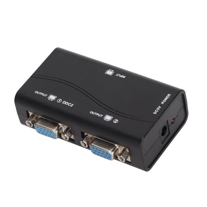 HURRISE Séparateur d'écran Répartiteur VGA 1 en 2 sorties 250MHz ...