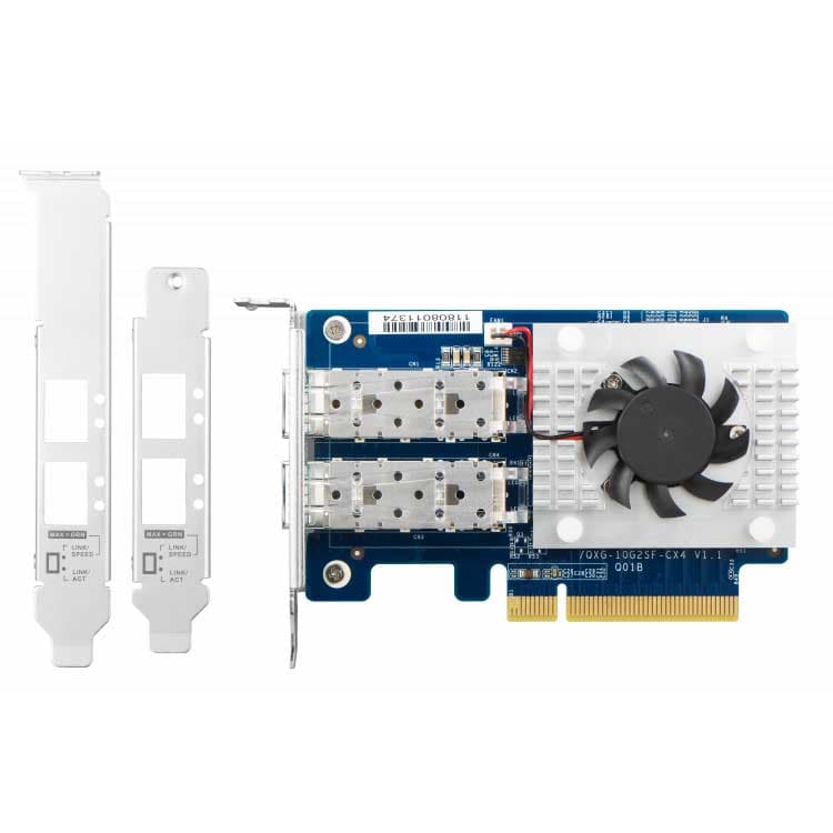 QXG-10G2SF-CX4 Qnap - Interface Dual-port SFP+ 10GbE PCIe