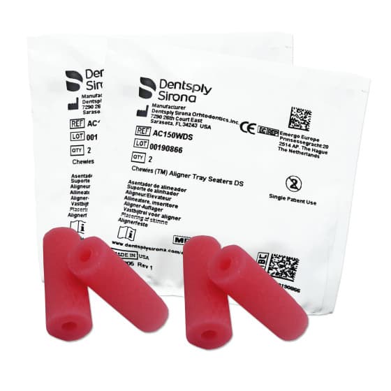 Chewies Aligner Tray Seaters: Pink Bubblegum - 10 x Twin Packs