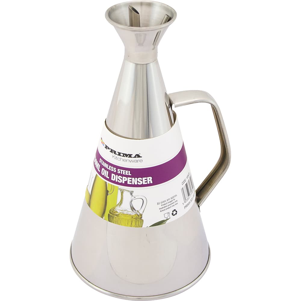 Stainless Steel Olive Oil Dispenser Kitchen Cooking Pourer Dressing ...