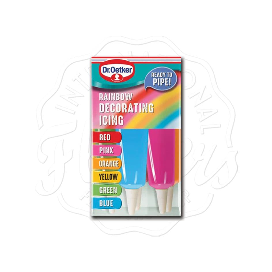 Dr Oetker Rainbow Decorating Icing 6 Pack 114g - Flavers ...