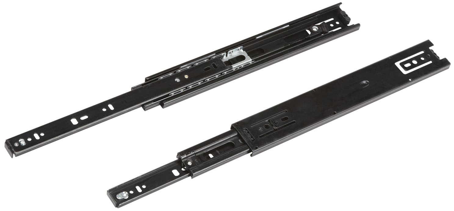 Accuride 3832DO Telescopic Detent Out Ball Bearing Drawer Slide, Full ...