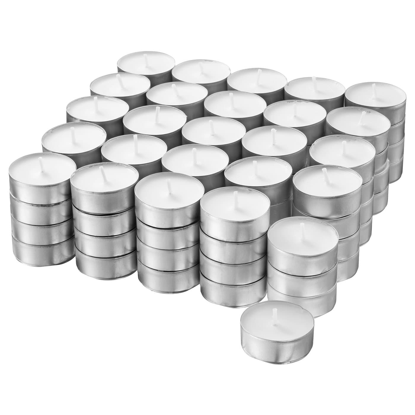GLIMMA unscented tealights, 4 hr - IKEA CA