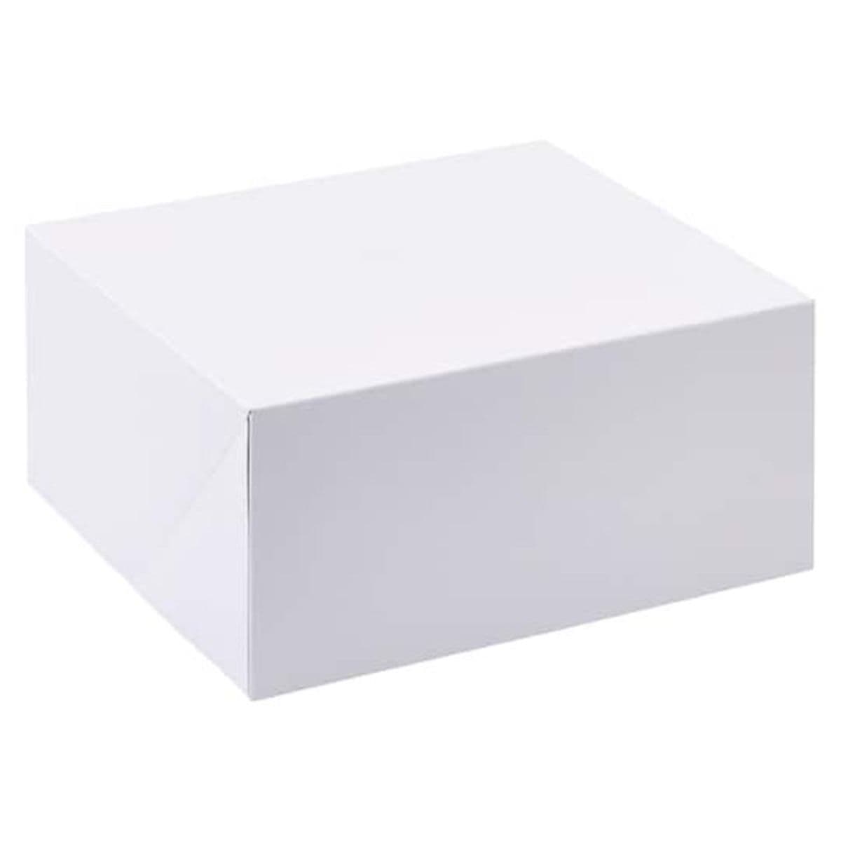 Wilton 12-Inch White Square Corrugated Cake Box, 2-Count Bakery Boxes ...