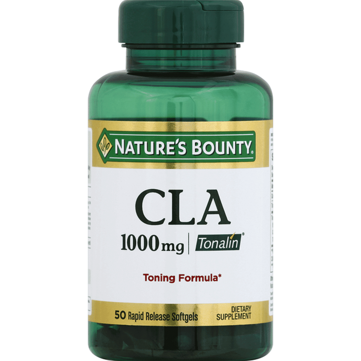 Nature's Bounty Tonalin CLA, 1000 mg, Rapid Release Softgels (50 each ...