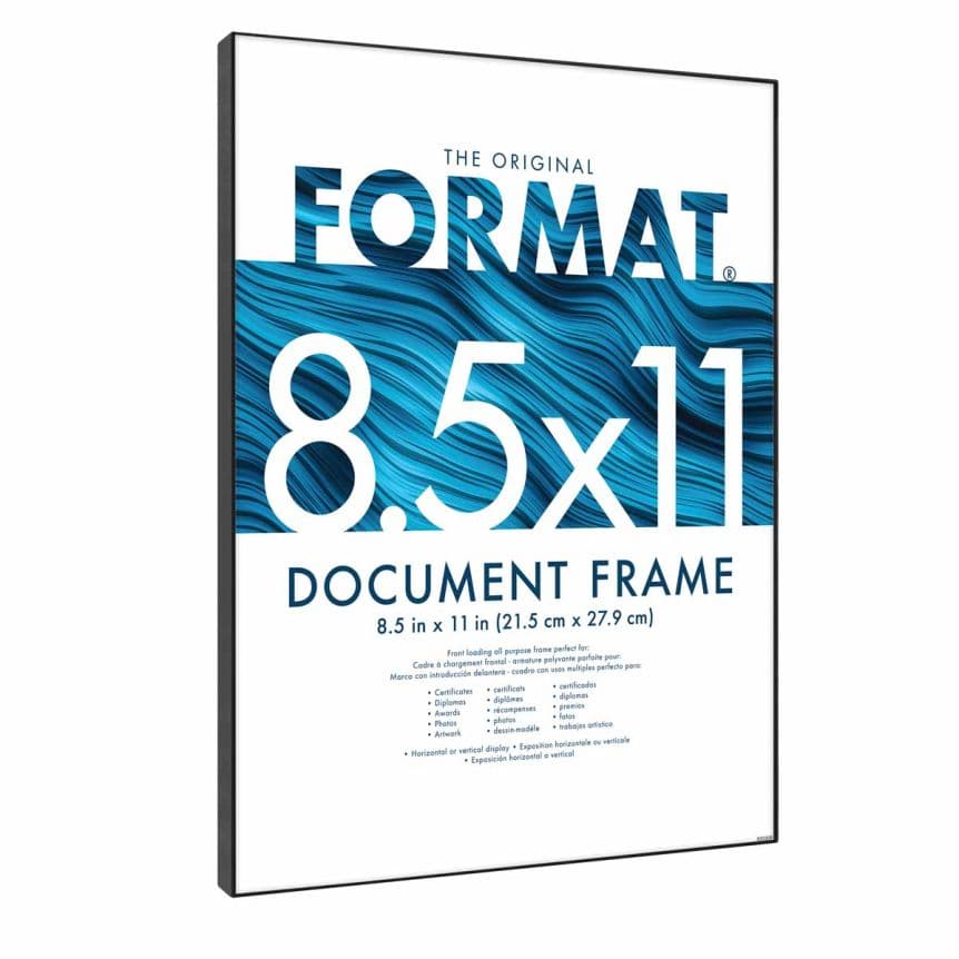 MCS Format Frame - Black, 8.5" x 11" | Jerry's Artarama