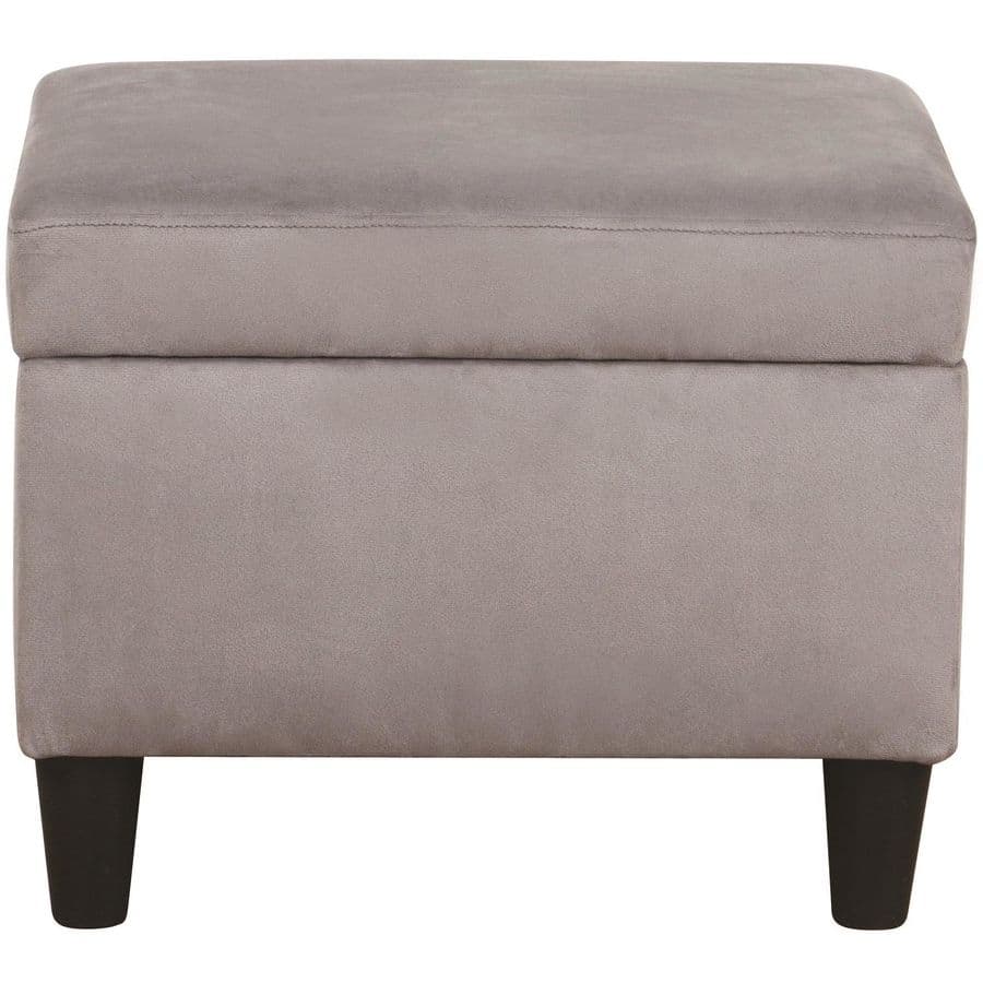 The 10 Best Collection of Gray Velvet Ottomans with Ample Storage
