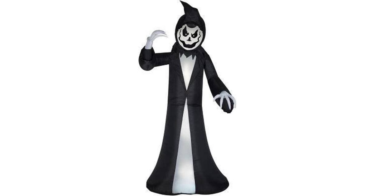 Gemmy Animated Airblown Inflatable Head-Turning Reaper • Price