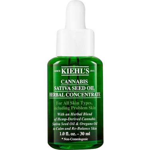 Kiehl's Cannabis Sativa Seed Oil Herbal Concentrate Face Oil 1fl oz ...