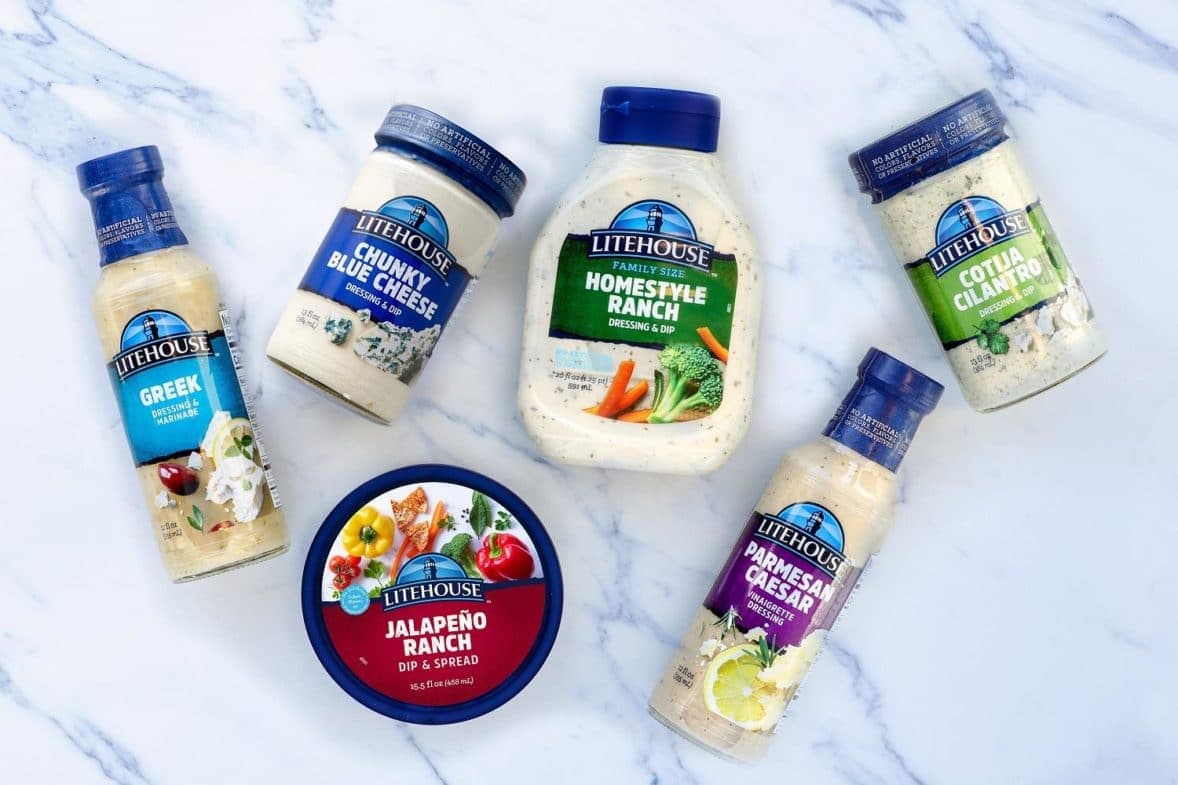 Litehouse Unveils Bright New Look for Dressings and Dips