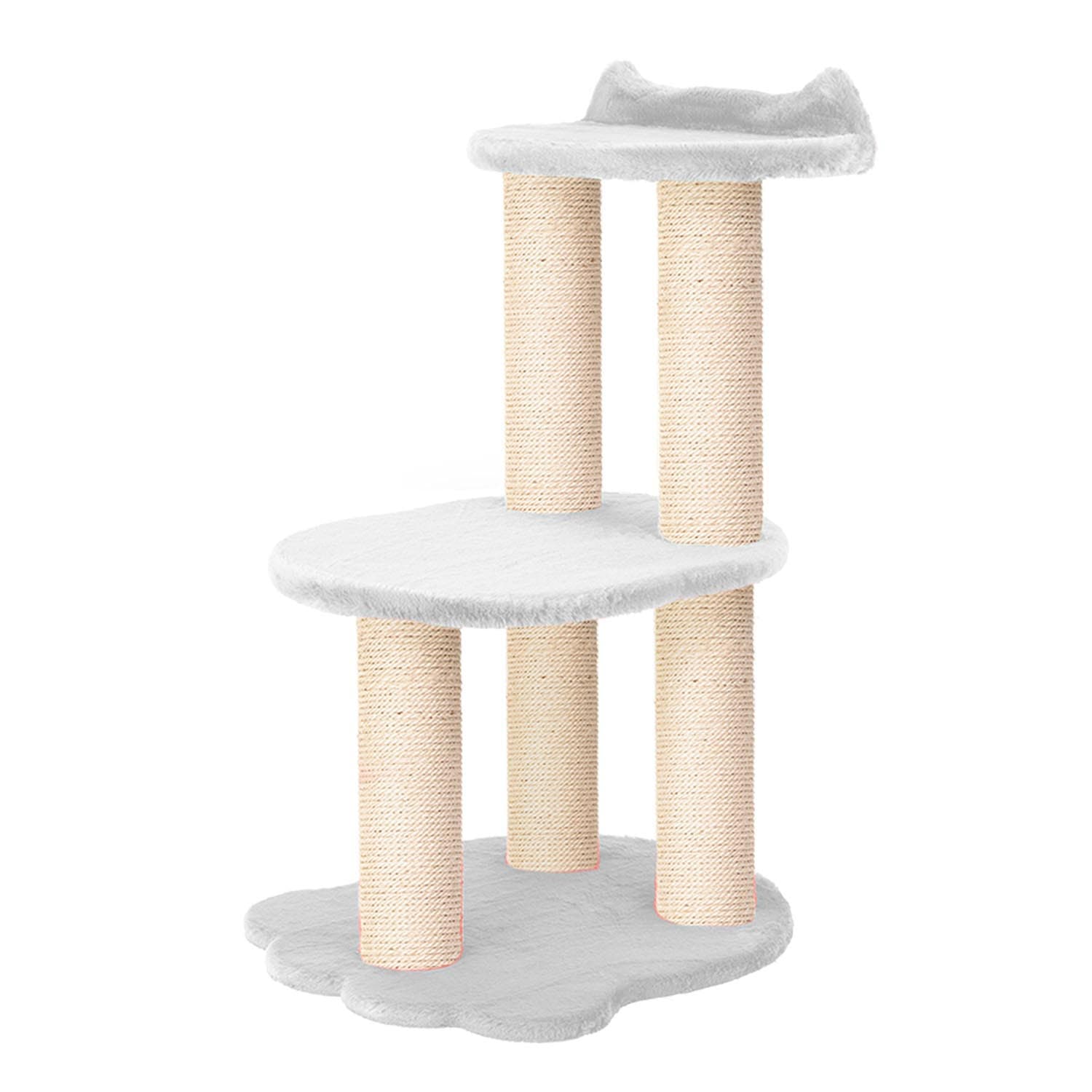 Arbre à chat et condo en fausse fourrure 50 cm Frisco