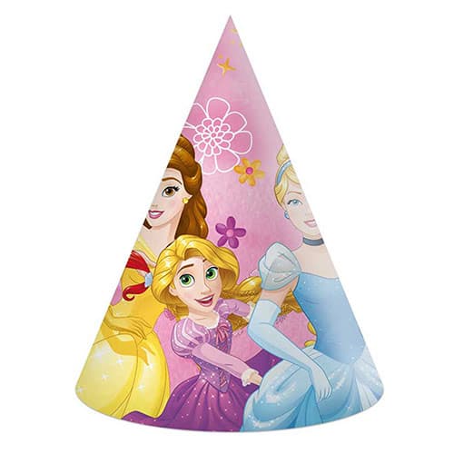 Disney Princess Live Your Story Party Hats - Pack of 6 | Partyrama