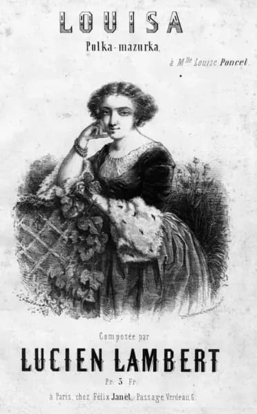 1850s Music Cover Featuring Polka-Mazurka Composition. Art Prints ...
