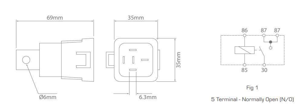 Weatherproof Relay Kit – PT Motorsport