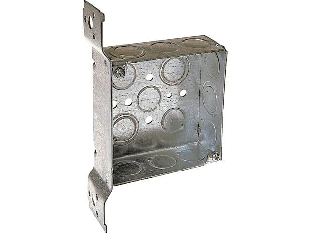 RACO 8196 Electrical Box, 2-Gang, Conduit Entry, Bracket Mounting