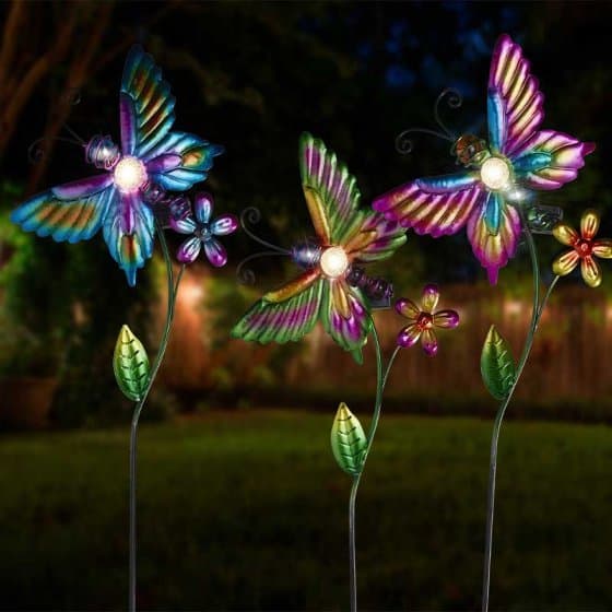 Smart Garden Solar Butterfly Stake Light - Assorted | Sophie Charles