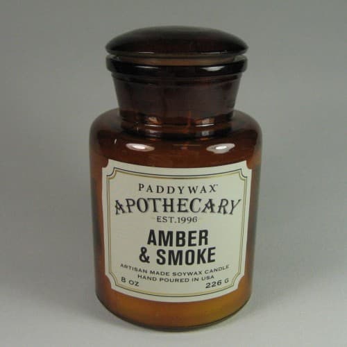Paddywax - Apothecary Scented Candle Jar Amber & Smoke