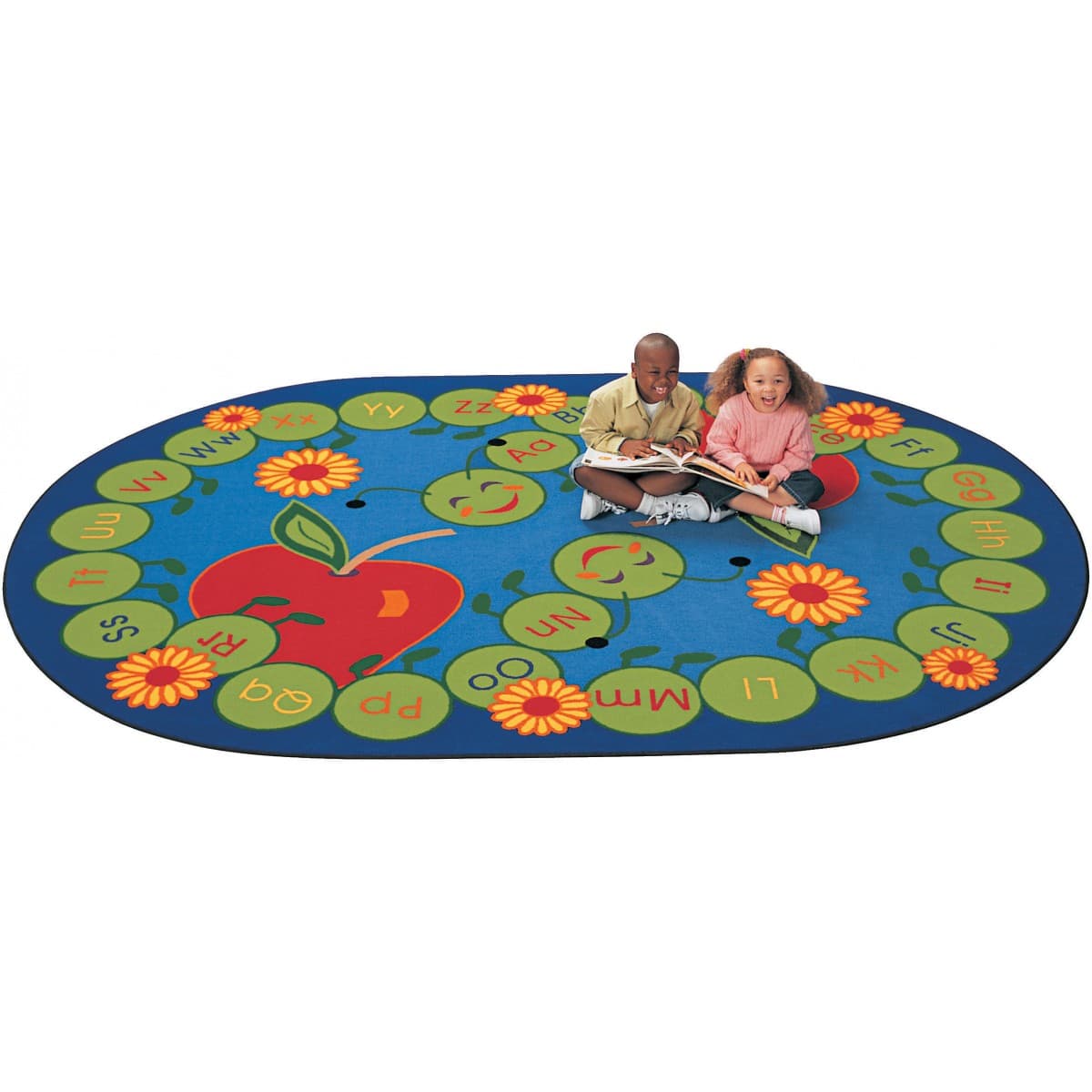 ABC Caterpillar Rug Rectangle, Carpets for kids - The Craft Shop, Inc.