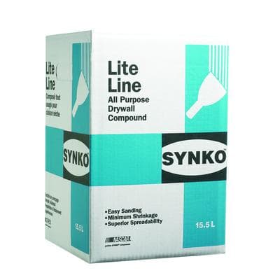 SYNKO SYNKO Lite Line All Purpose Drywall Compound, Ready Mixed, 15.5 L ...