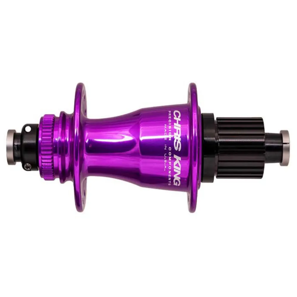 Chris king Boost Center Lock Shimano Micro Spline Rear Hub, Silver ...